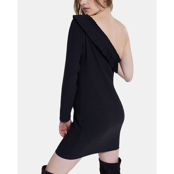 The Kooples One Shoulder Black Dress – NWT – Size Small – Crepe Mini - Picture 11 of 16
